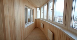Внутренняя отделка лоджии Владикавказ, цена от 208 руб. м2